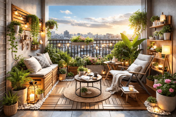 小陽台也能很好用！陽台裝修的設計技巧公開